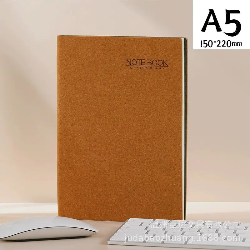 A5 Leather Diary with Buckle & Pen - Image 26