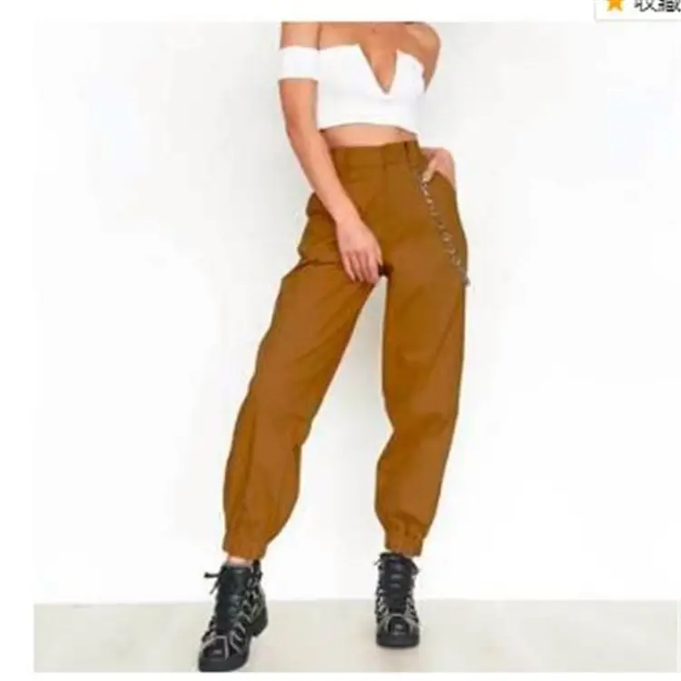 2021 Hot Selling Green Loose Skinny Harem Pants - Image 4