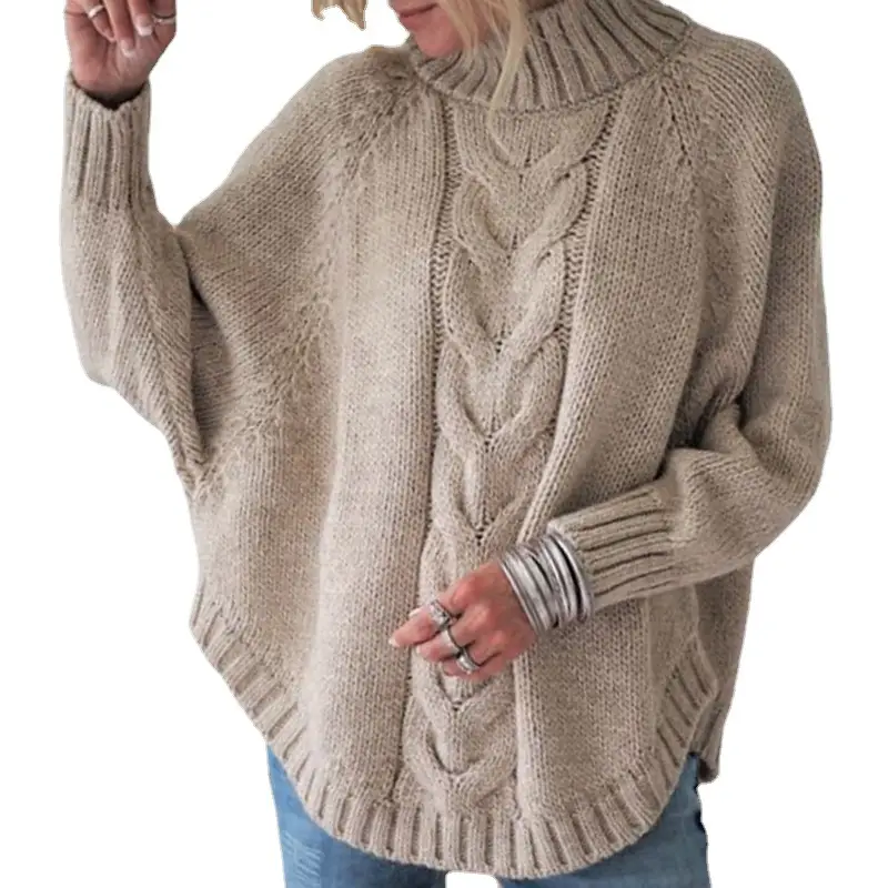 Yellow Turtleneck Sweater Plus Size Knit 2025 - Image 9