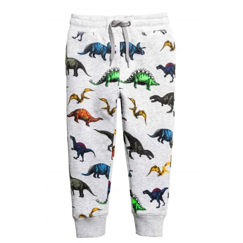 Boys Cartoon Print Cotton Trousers Autumn Wear