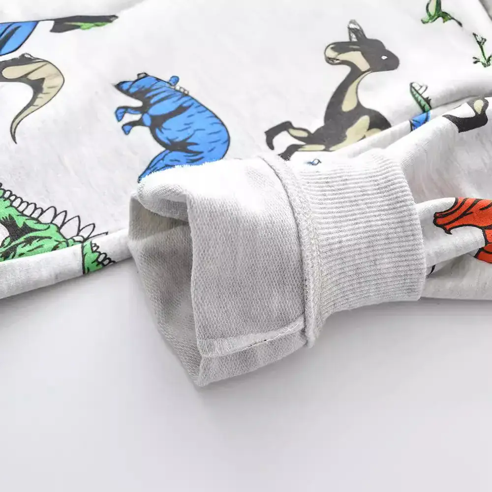 Boys Cartoon Print Cotton Trousers Autumn Wear