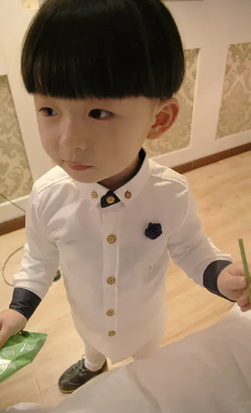 Children Korean Style Long Sleeve Shirts 2025 Spring Autumn — feature 2