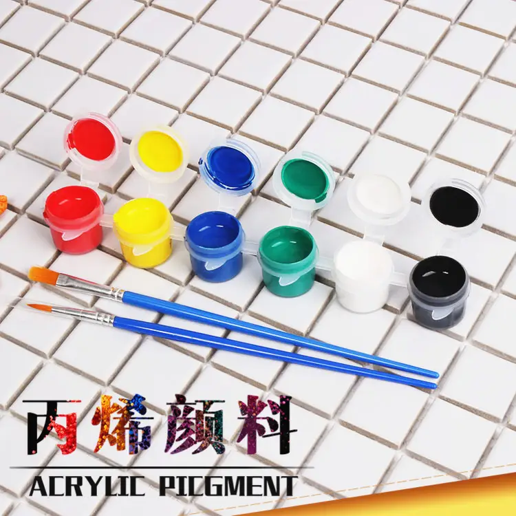 Children Acrylic Paint Set with Brushes - Image 6