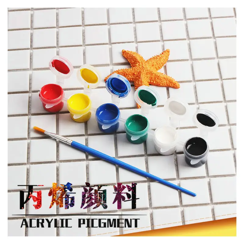 Children Acrylic Paint Set with Brushes - Image 7
