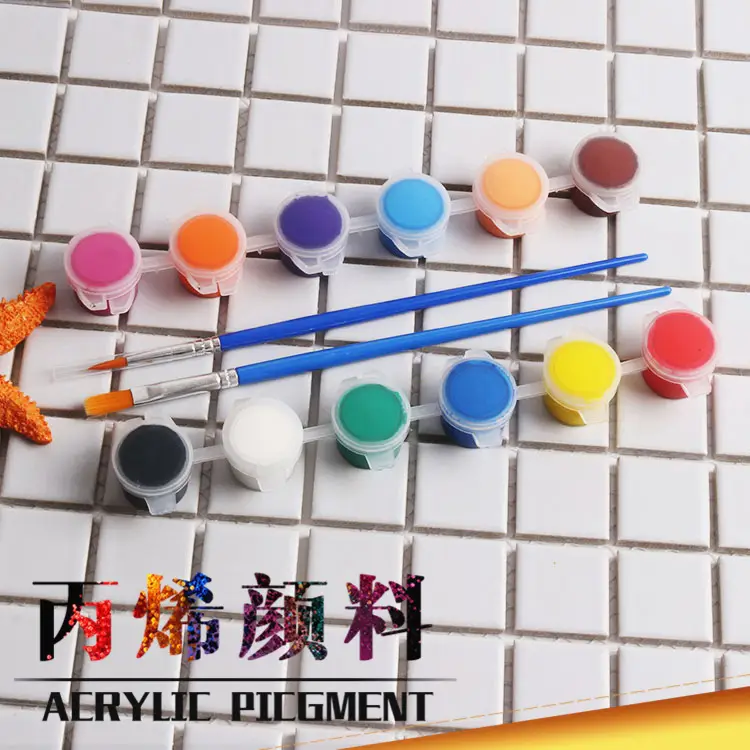 Children Acrylic Paint Set with Brushes — feature 12