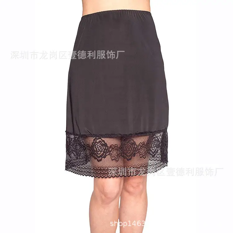 Women Cross-Border Lace Skirts White Black - Image 5