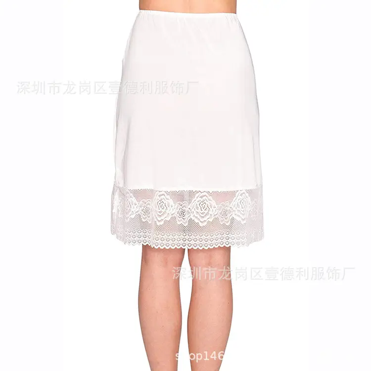 Women Cross-Border Lace Skirts White Black - Image 6
