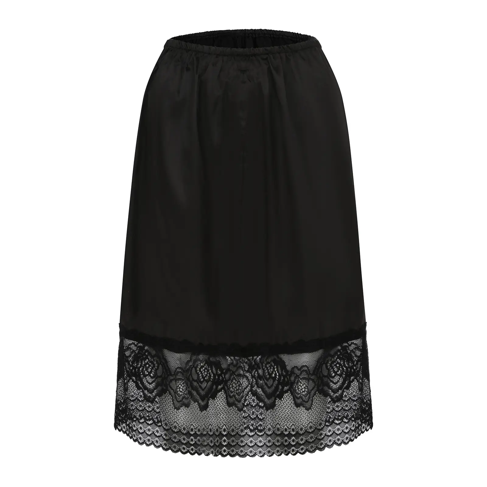 Women Cross-Border Lace Skirts White Black - Image 2