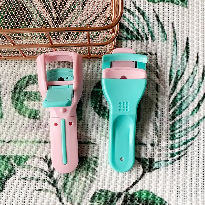 Mini Portable Marion Eyelash Curler Pink & Teal