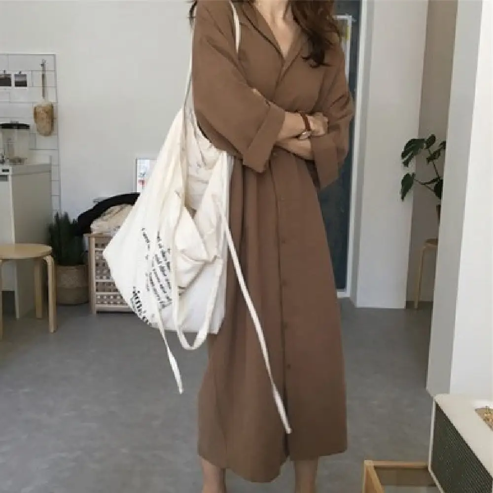 Women Loose Korean Style Windbreaker Jacket with Lace-Up Waist - Image 6
