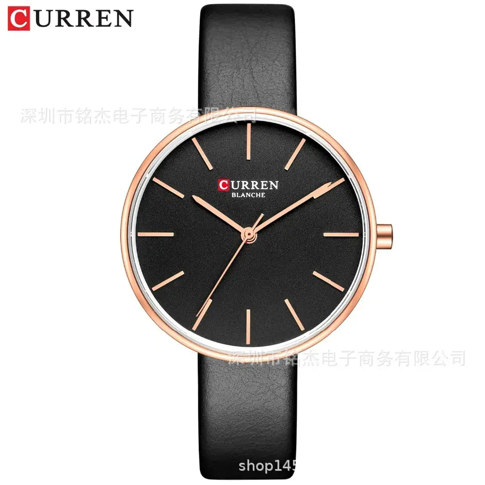 CURREN Women's Ultra-Thin Quartz Watch with Green Belt - Image 5