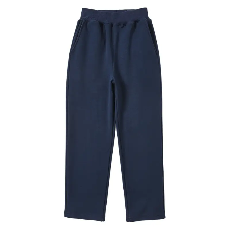 Children Fleece Pants Dark Gray Winter Thickened Waist