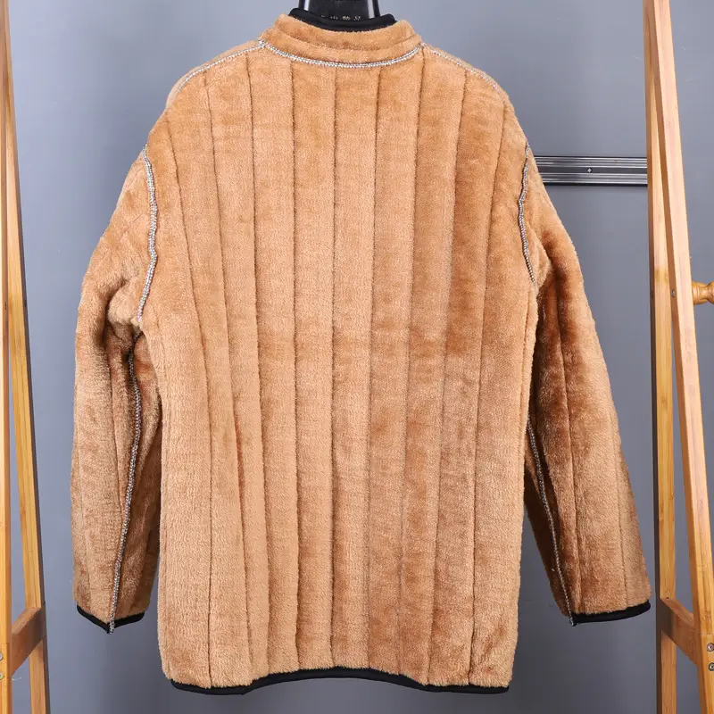Winter Men's Velvet Padded Turtleneck Top