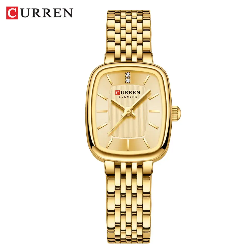 Women's Steel Band Quartz Watch Blue Dial Waterproof - Image 11