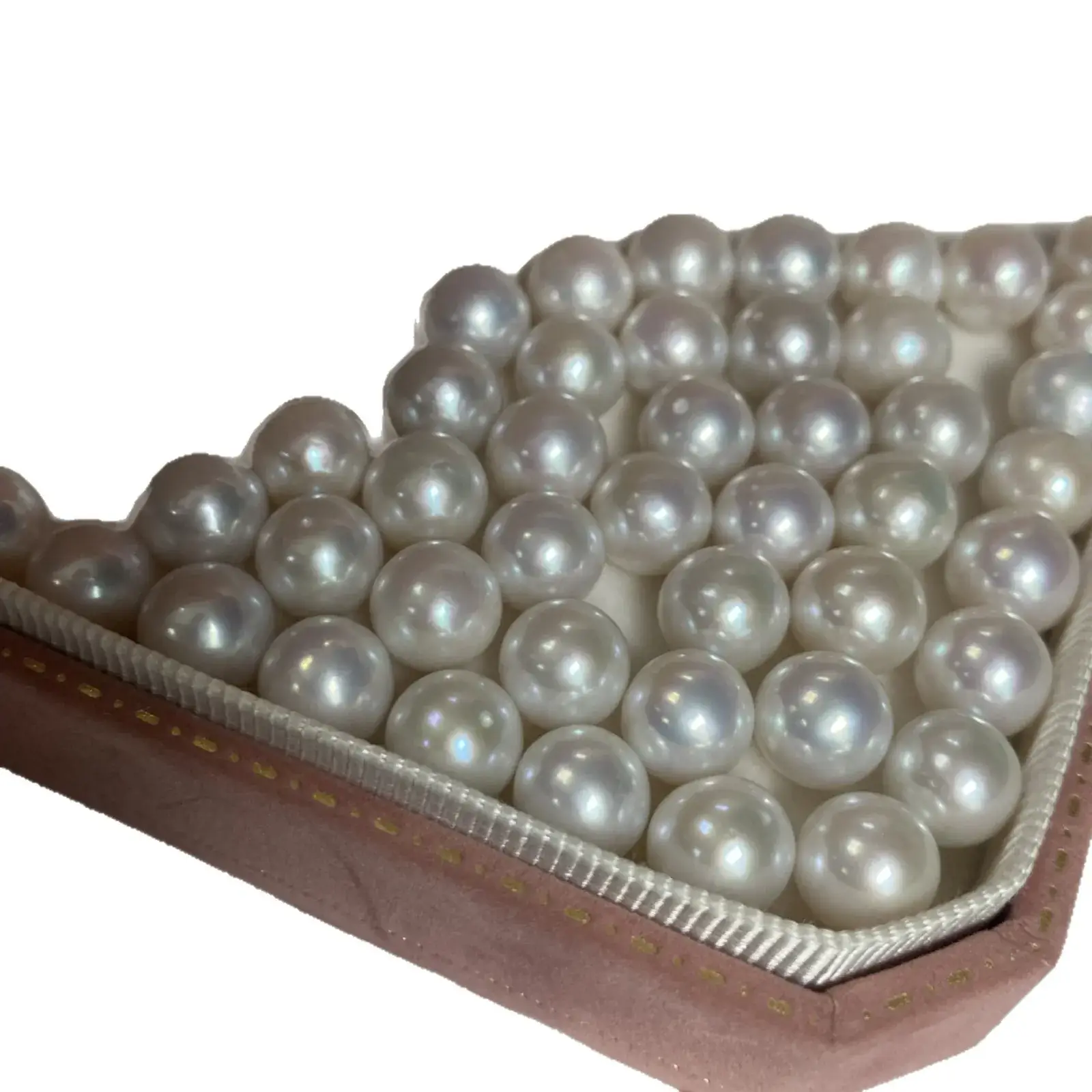 Strong Light Round Freshwater Pearls 8-9mm White - Image 5
