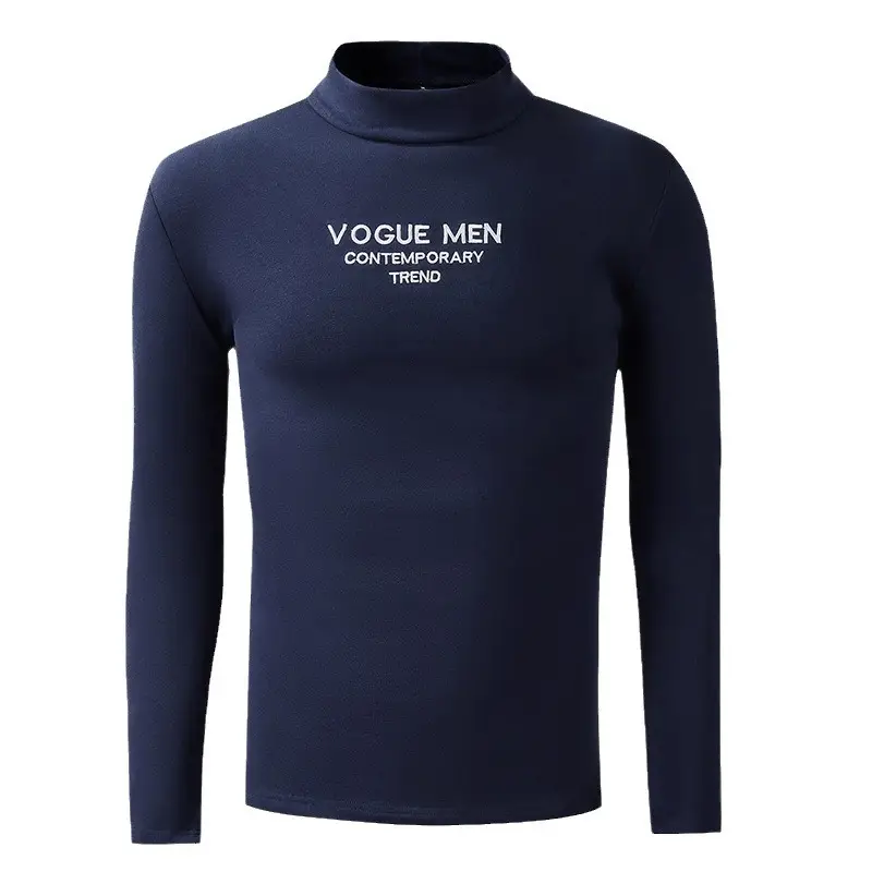 Men's Grey Embroidered Long Sleeve T-Shirt - Image 29