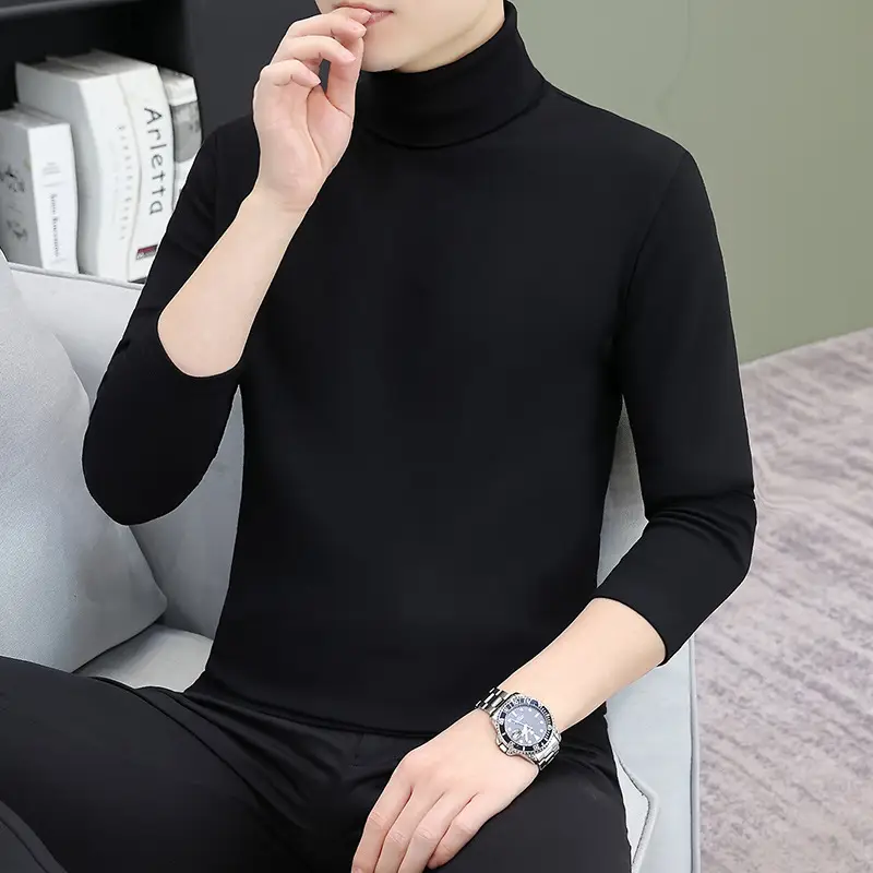 Men's Grey Embroidered Long Sleeve T-Shirt - Image 20