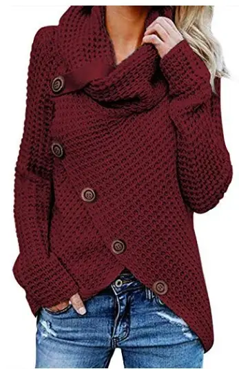 2026 Long-Sleeved Knit Pullover Sweater Women Green - Image 5