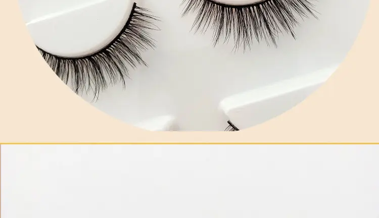 3D False Eyelashes 07 Material Soft Nude Makeup — feature 20