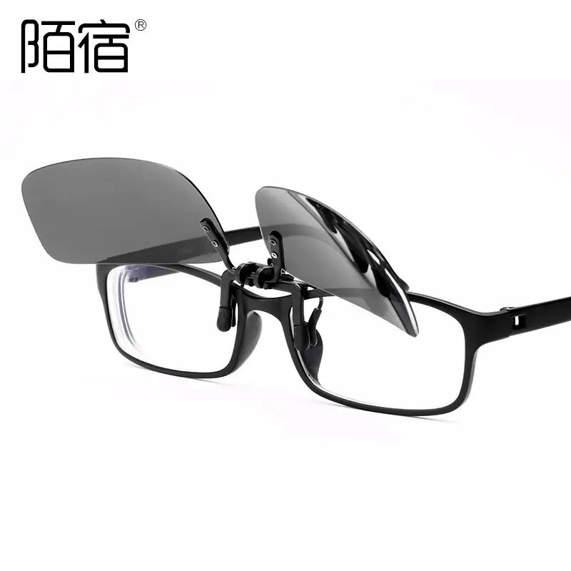 Clip Sunglasses Myopia Driving Driver Night Vision Polarized