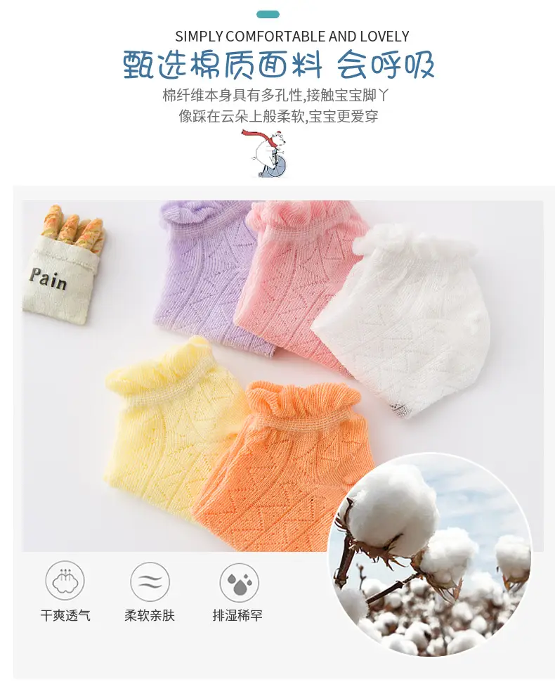 2025 Spring Socks 0-12 Yrs Cotton Baby Socks — feature 7