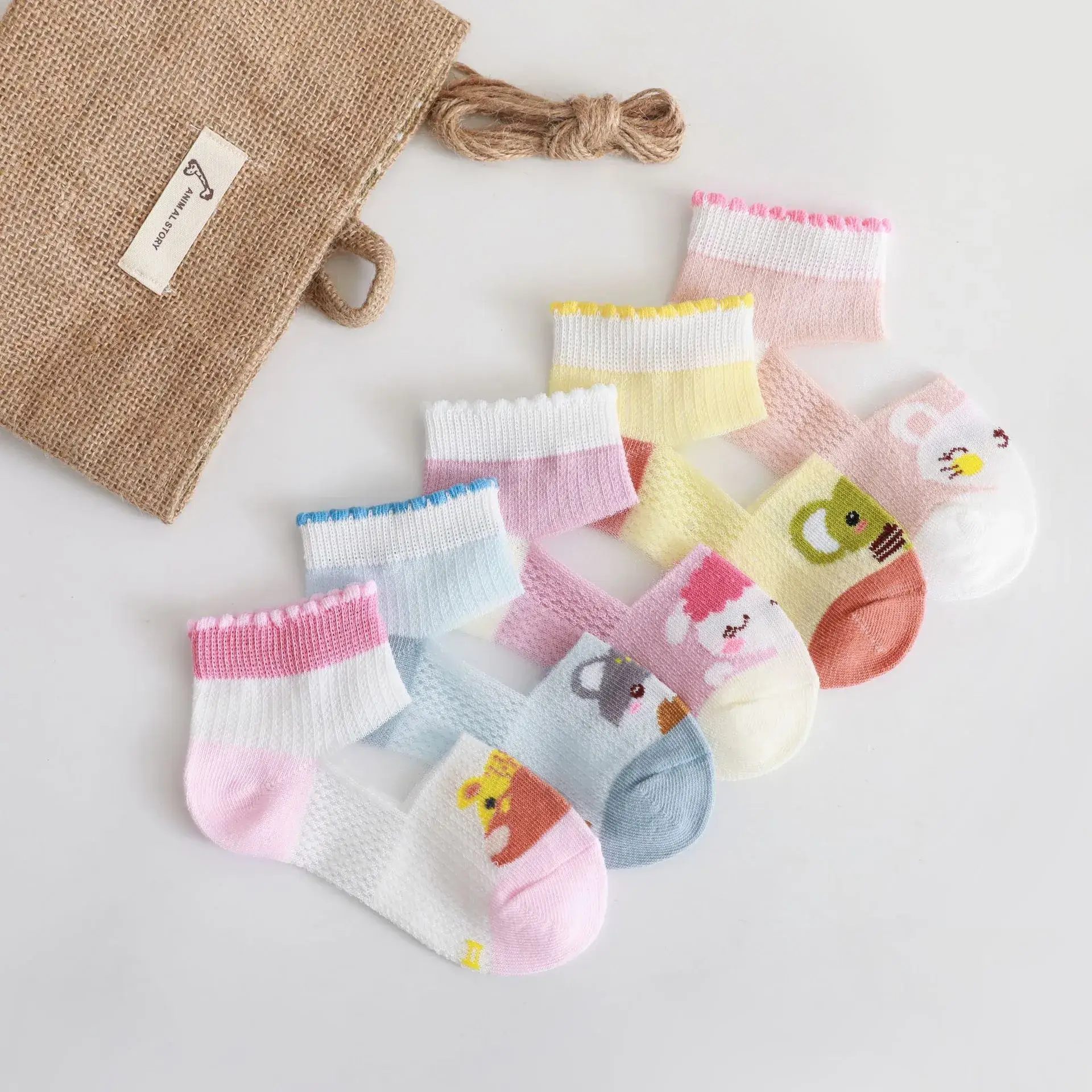 2025 Spring Socks 0-12 Yrs Cotton Baby Socks - Image 25