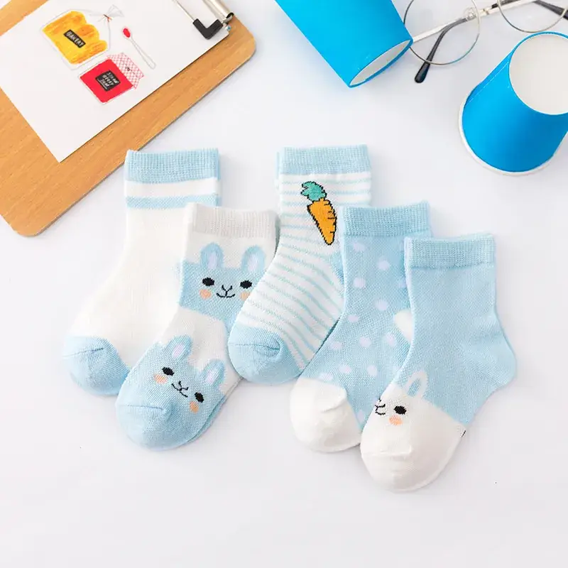 2025 Spring Socks 0-12 Yrs Cotton Baby Socks - Image 28