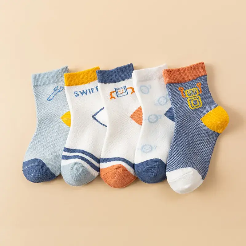 2025 Spring Socks 0-12 Yrs Cotton Baby Socks - Image 6