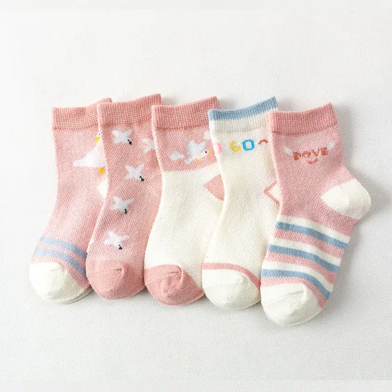 2025 Spring Socks 0-12 Yrs Cotton Baby Socks - Image 7