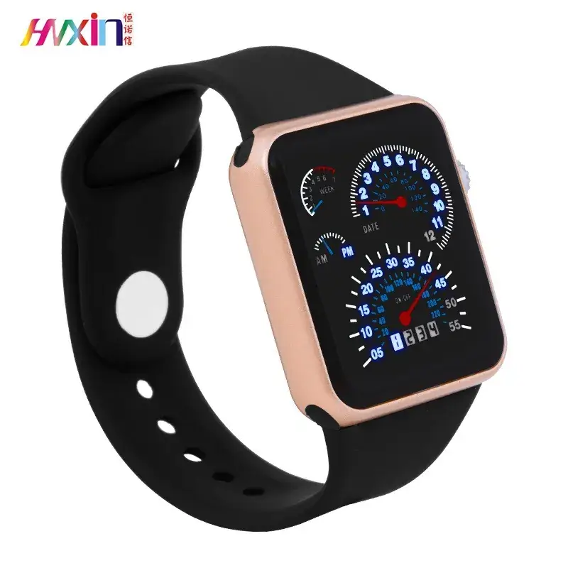 Korean Style LED Waterproof Student Watch - Image 12