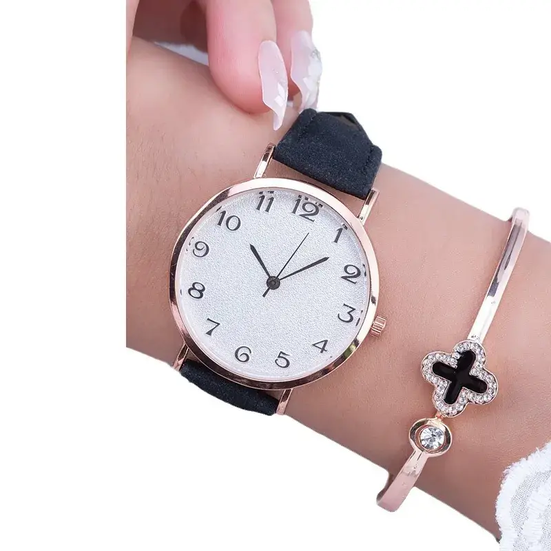 Women's Korean Style Digital Watch with Rose Gold Dial