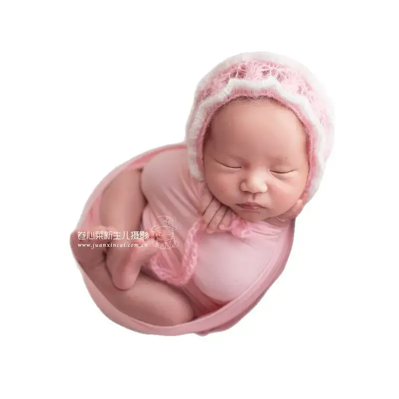 High-Grade Full Moon Mohair Hat for Babies - Image 28