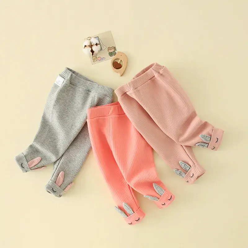 Girls Fleece Lined Leggings 0-3Yr Korean Style - Image 5