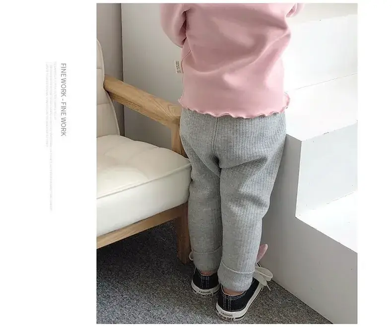 Girls Fleece Lined Leggings 0-3Yr Korean Style — feature 16