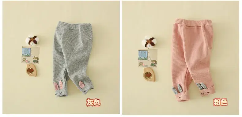 Girls Fleece Lined Leggings 0-3Yr Korean Style — feature 6