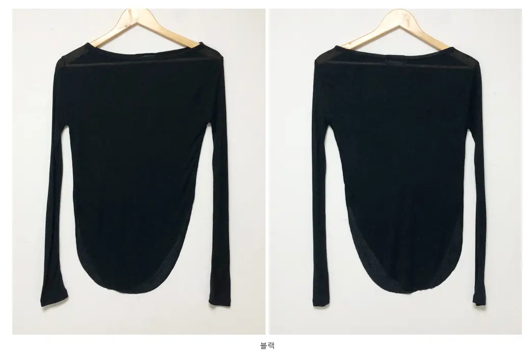 Women's Long Sleeve T-Shirt Olive Green with Transparent Lining — feature 16