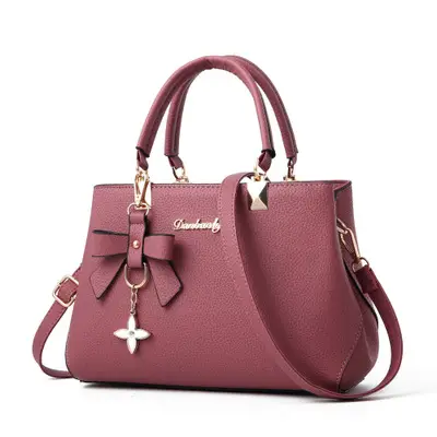 Light Blue PU Leather Shoulder Crossbody Bag for Women - Image 2