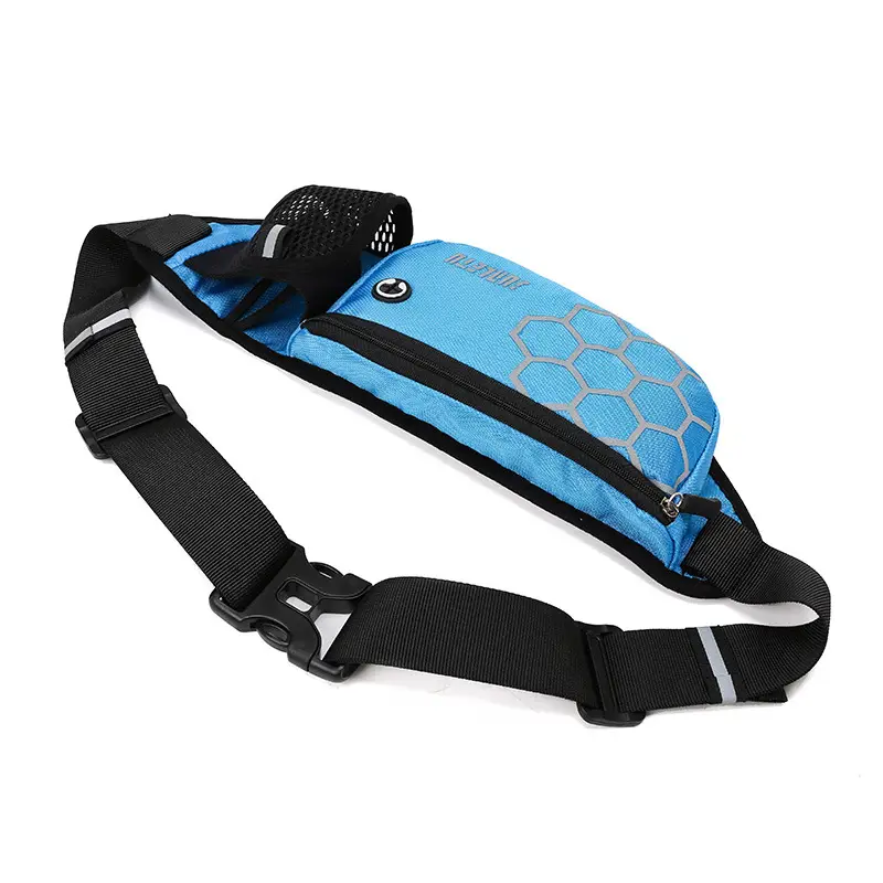 Men Fitness Waist Bag with Water Bottle Belt