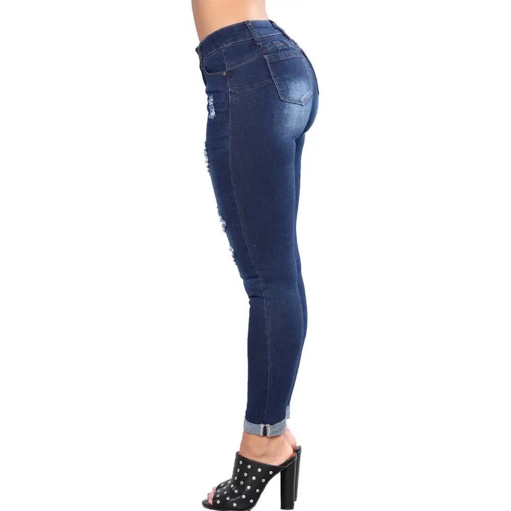 2022 Ripped Slim Fit Hip Jeans for Small Feet — feature 11