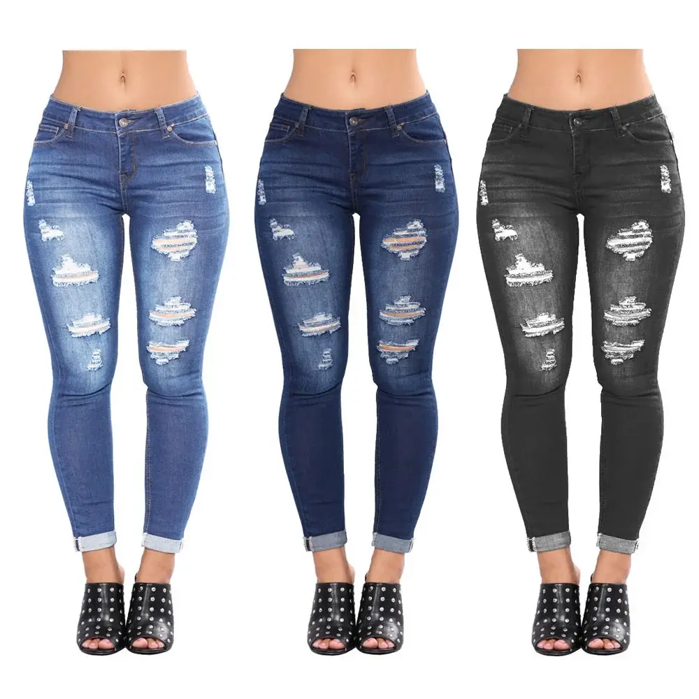 2022 Ripped Slim Fit Hip Jeans for Small Feet — feature 3