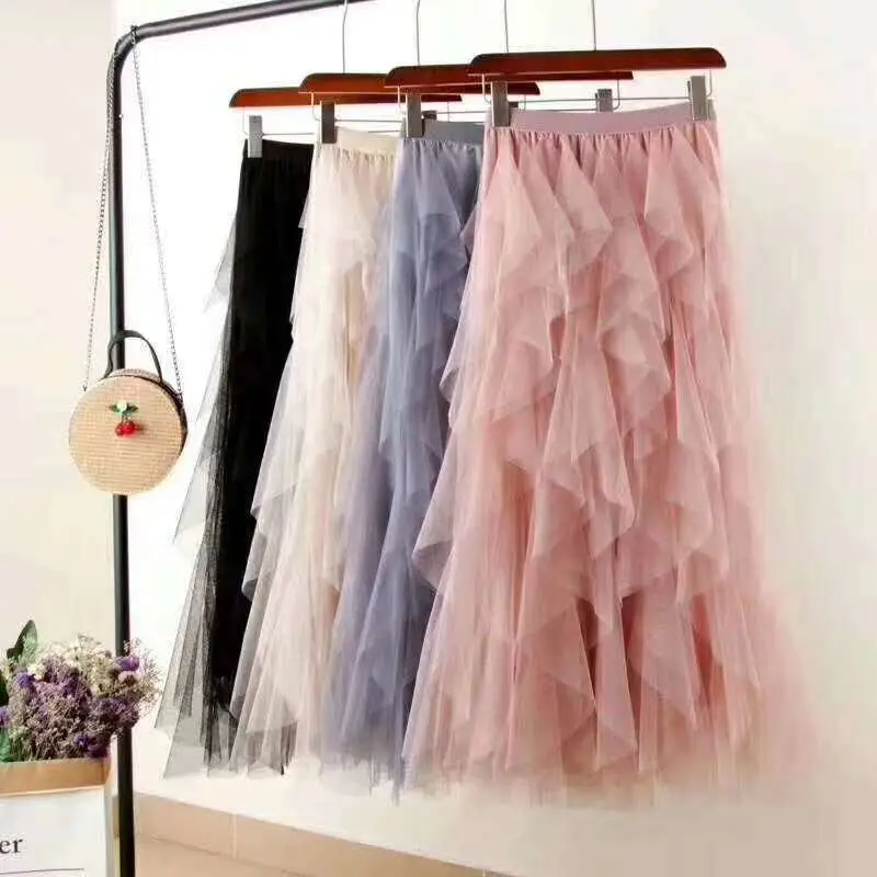 Multi-Layered Puffy Skirt for Women Autumn Winter 2025 - Image 12
