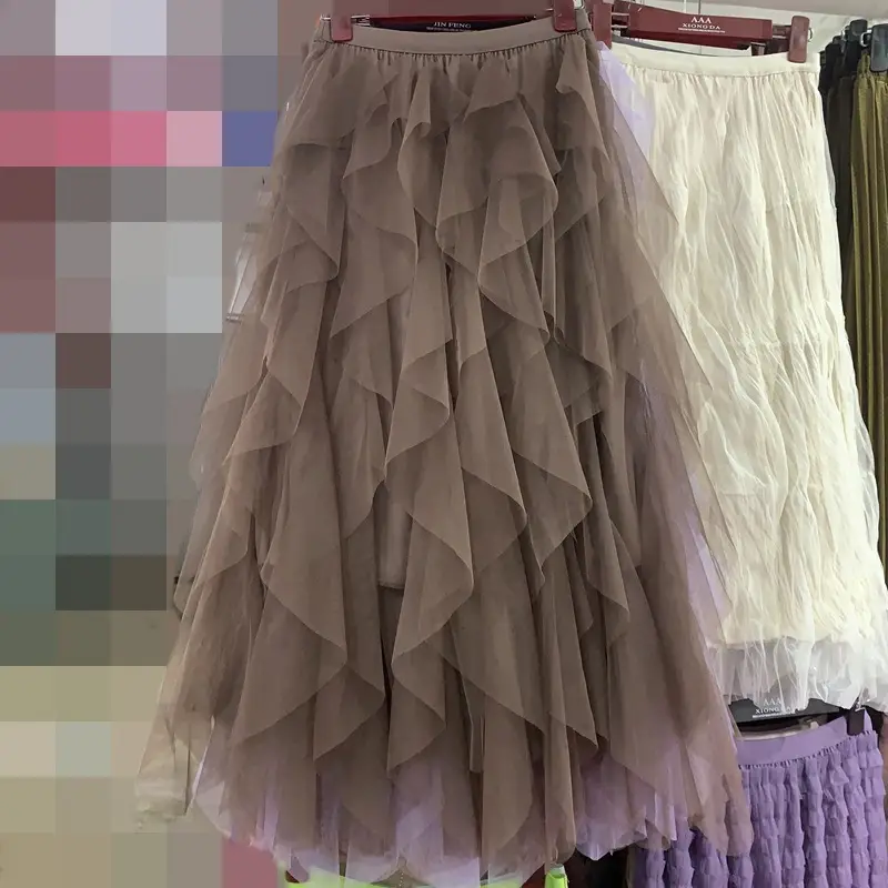 Multi-Layered Puffy Skirt for Women Autumn Winter 2025 - Image 6