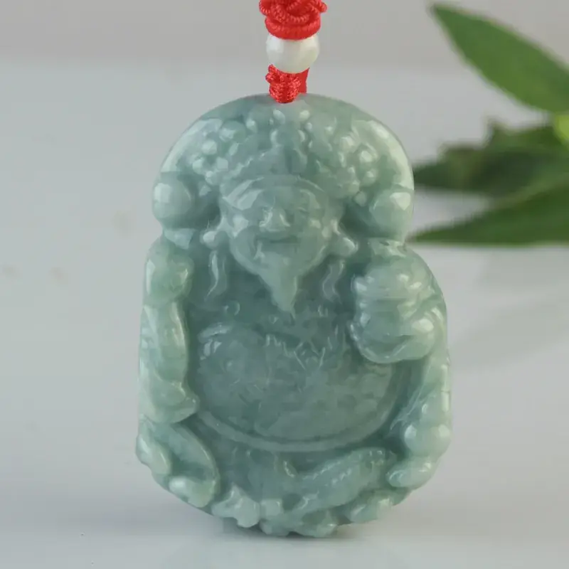 Jade God of Wealth Pendant for Men Women - Image 4