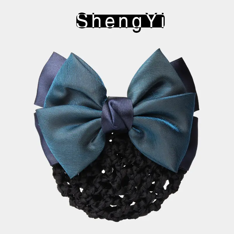 Pink Bow Hairnet for Women Hair Accessories - Image 5