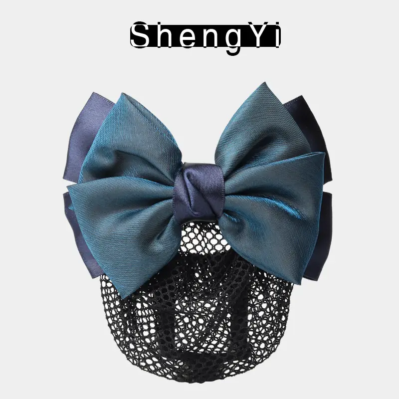 Pink Bow Hairnet for Women Hair Accessories - Image 6
