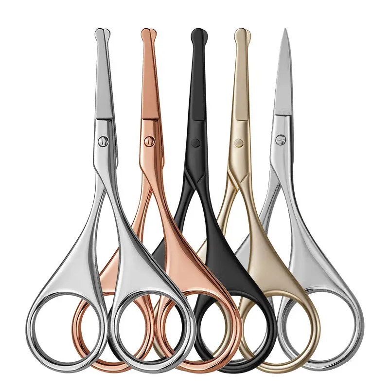 Stainless Steel Nose Hair Trimmer for Men Pink