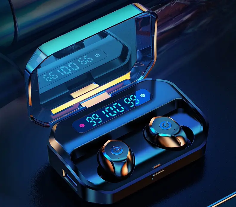 Bluetooth Wireless Headset with Digital Display & 3 Ear Tips — feature 6