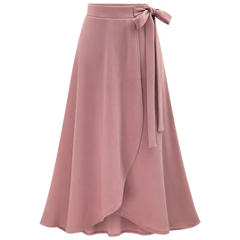 Women's High Waist Irregular Skirt Split Design - Image 2