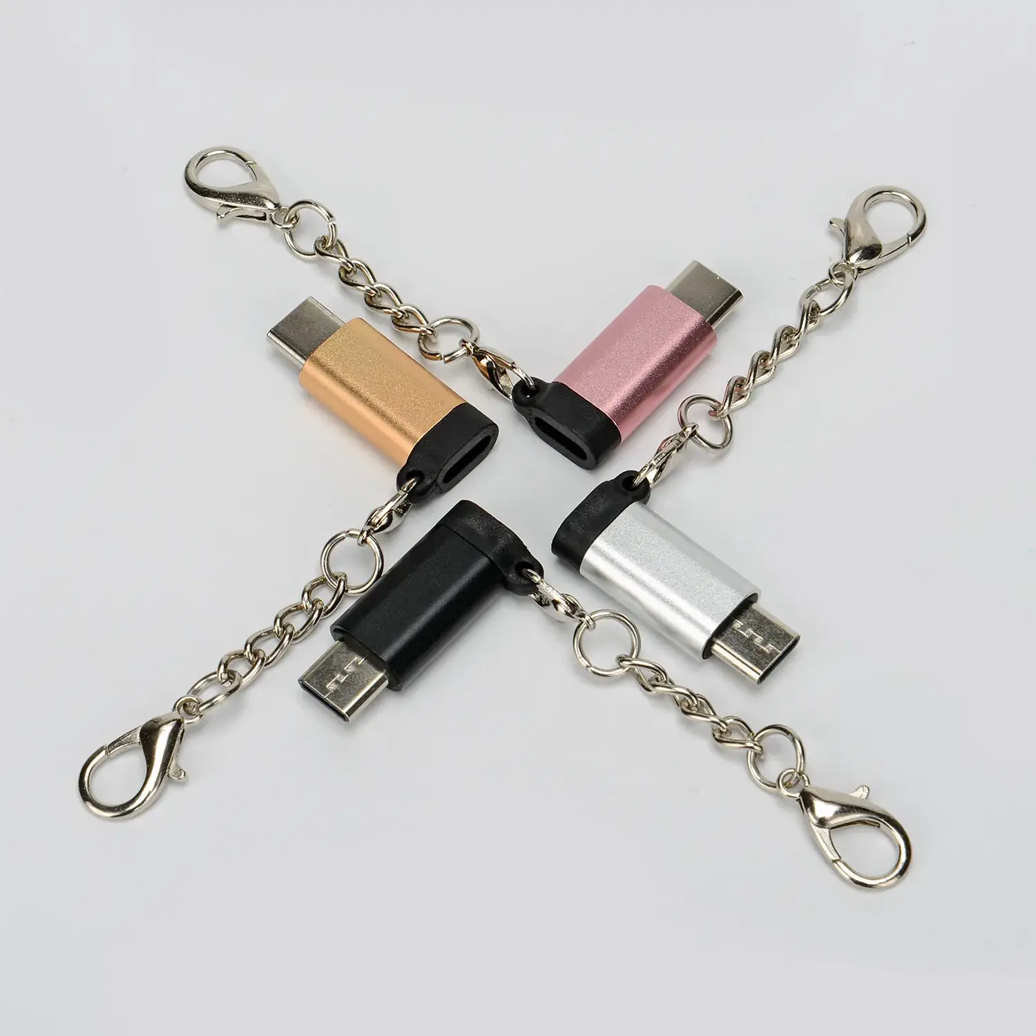 Type-C USB Cable with Chain & Key - Image 3