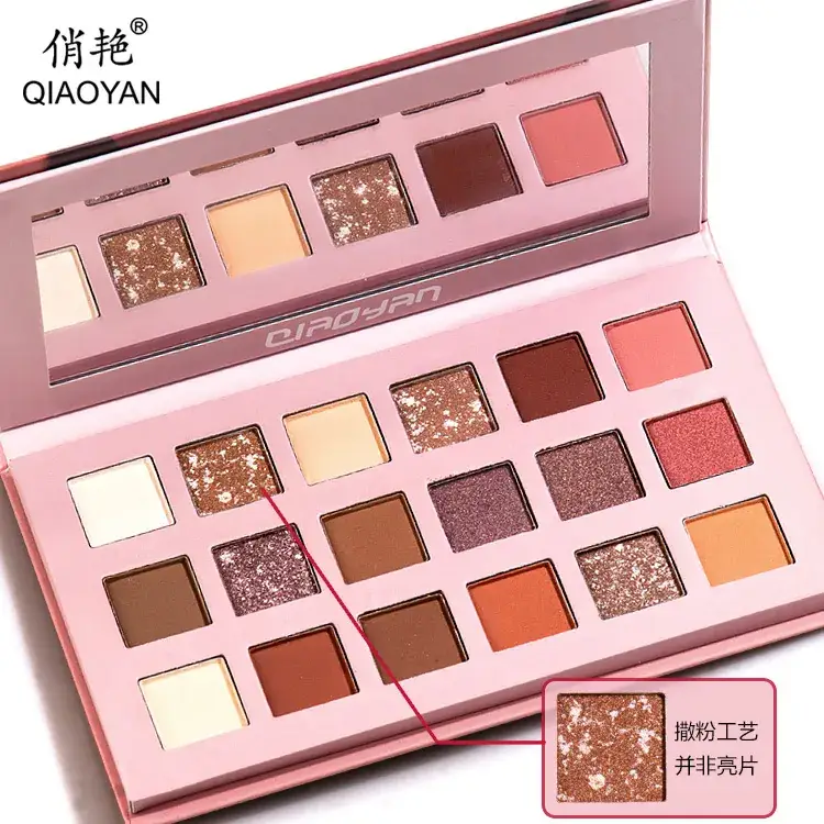 Qiao Yan 18 Color Matte Earth Eyeshadow Palette - Image 3